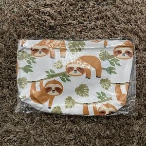 Large Sloth Cosmetic bag